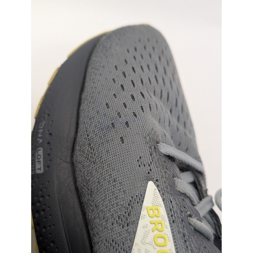 Brooks Ghost 16 Men's Running Walking Shoes Grey Yellow 1104181D040 Size 11 Dg - Picture 11 of 12